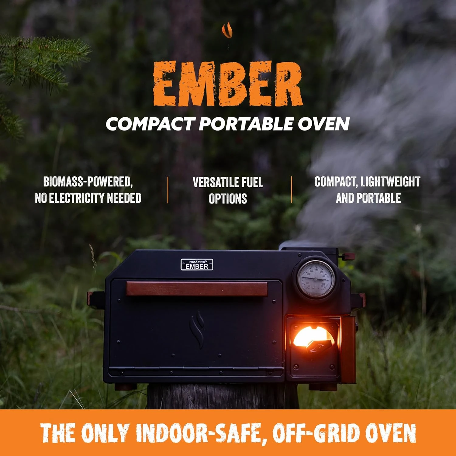 Ember Oven (Compact, Off-Grid, Camping, Emergency)