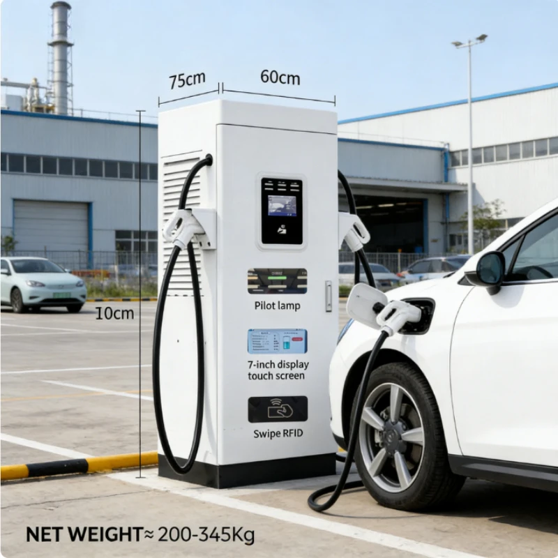 Type 1 CCS1 EV Charger Charging Station Electric Vehicle Charging Pile Electric Car Charger Dual Gun Floor Smart Reliable
