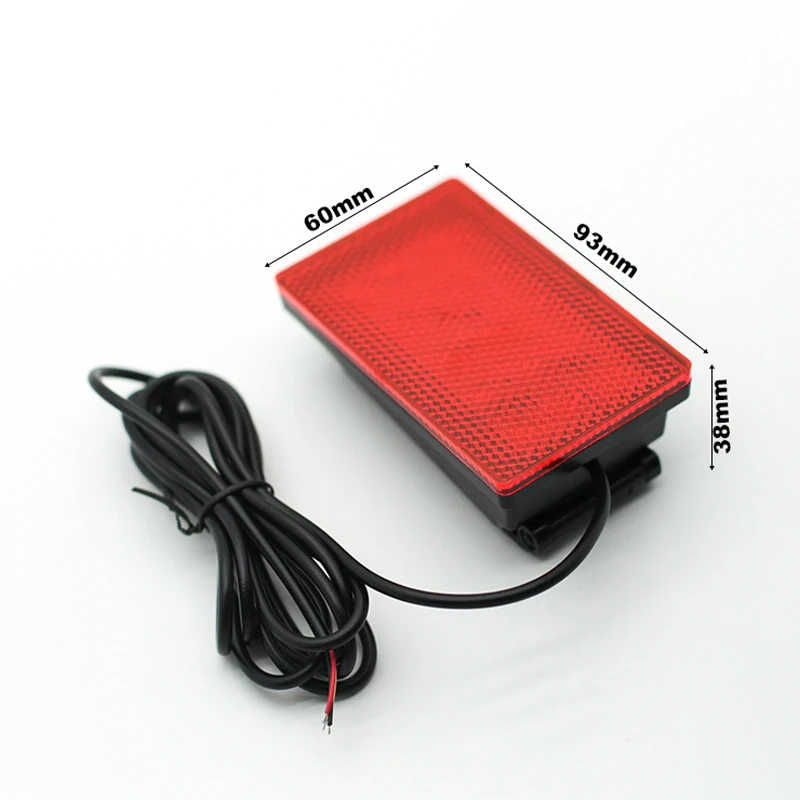15led Car Rear Tail Lights For F1 Style Led Brake Pilot Light 12V Auto Flash Reverse Stop Safety Signal Lamps For Car SUV Moto