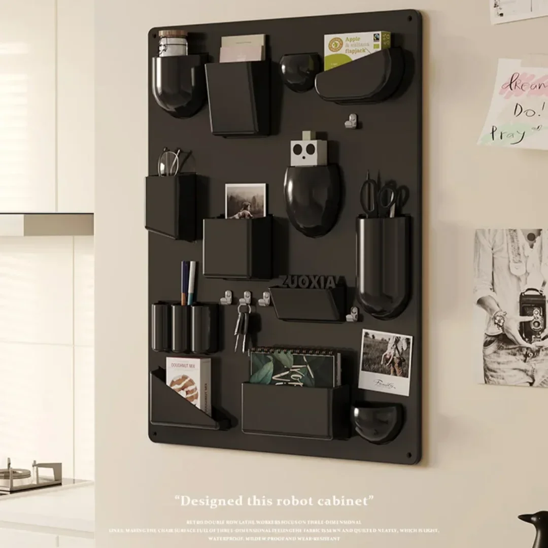 Wall storage rack, desktop storage pen insertion, Nordic entrance, creative wall decoration props, decorative wall rack