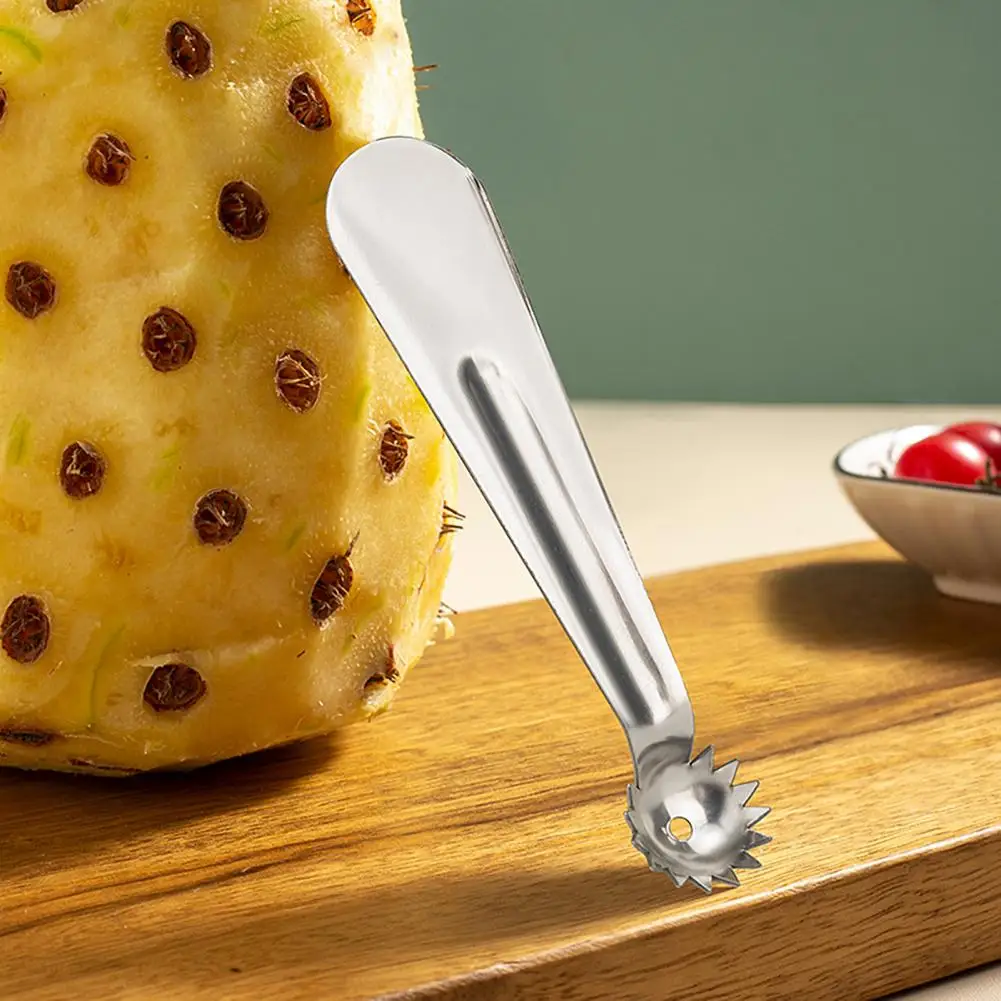 2Pcs Stainless Steel Tomato Corer Strawberry Pitter Multi-Function Vegetable Pineapple Eye Fruit Stem Remover Kitchen Tools view 2