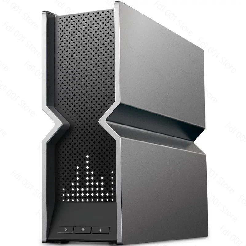 BE24000 Quad-Band WiFi 7 Router with Dual 10 Gbps Multi-Gig Ethernet Ports and LED Touch Screen