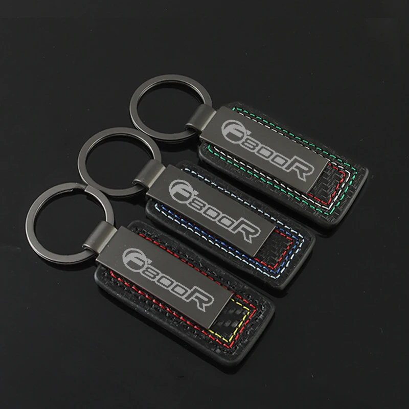 Metal Key Ring Pendant Gift Car Keychain Laser Engraved Keyring for F800R F 800 R 2026 2025 Carbon Fiber Accessories For BMW