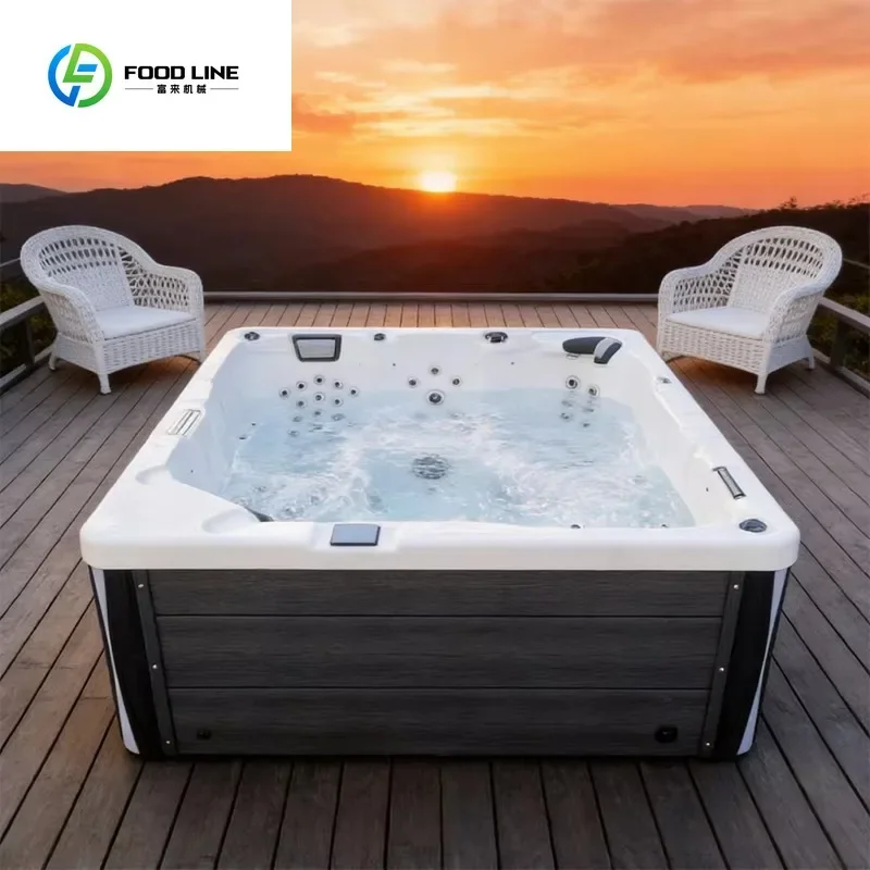 Factory Price Acrylic Hot Tub Jakuzzii Best Luxury Whirlpool Outside Spa Balboa Energy-efficient Hotel Jaccuzi Outdoor