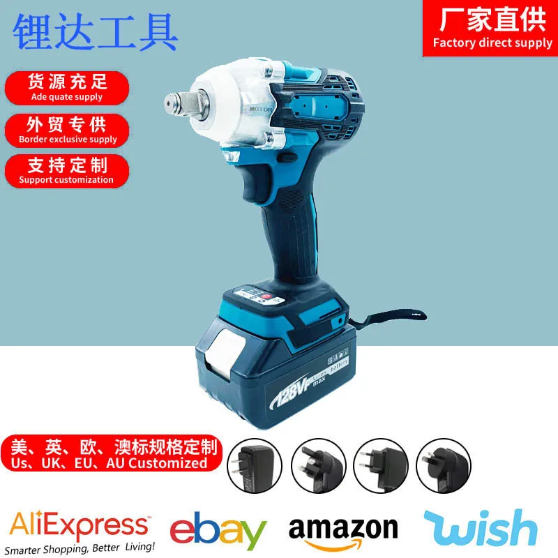 

Makita DTW300 Electric Wrench High Torque 18V Brushless Charging Wrench Impact, Auto Repair Shelf Air Cannon