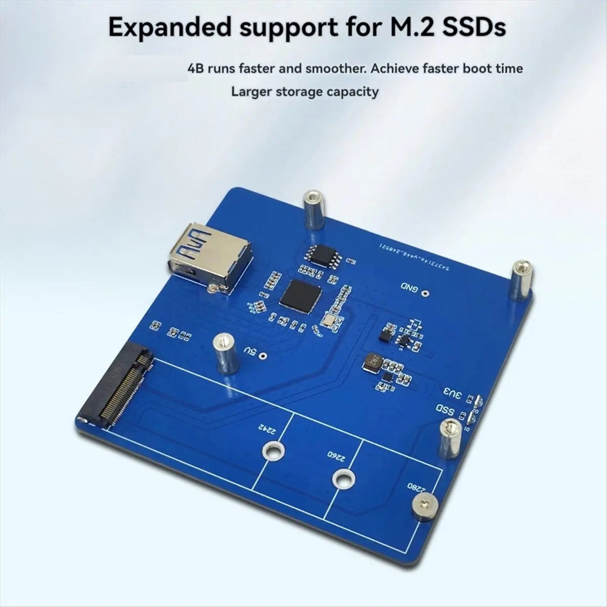 A10I Expansion Board Module for 4B M.2 PCIE SSD Portable Expansion Board Module