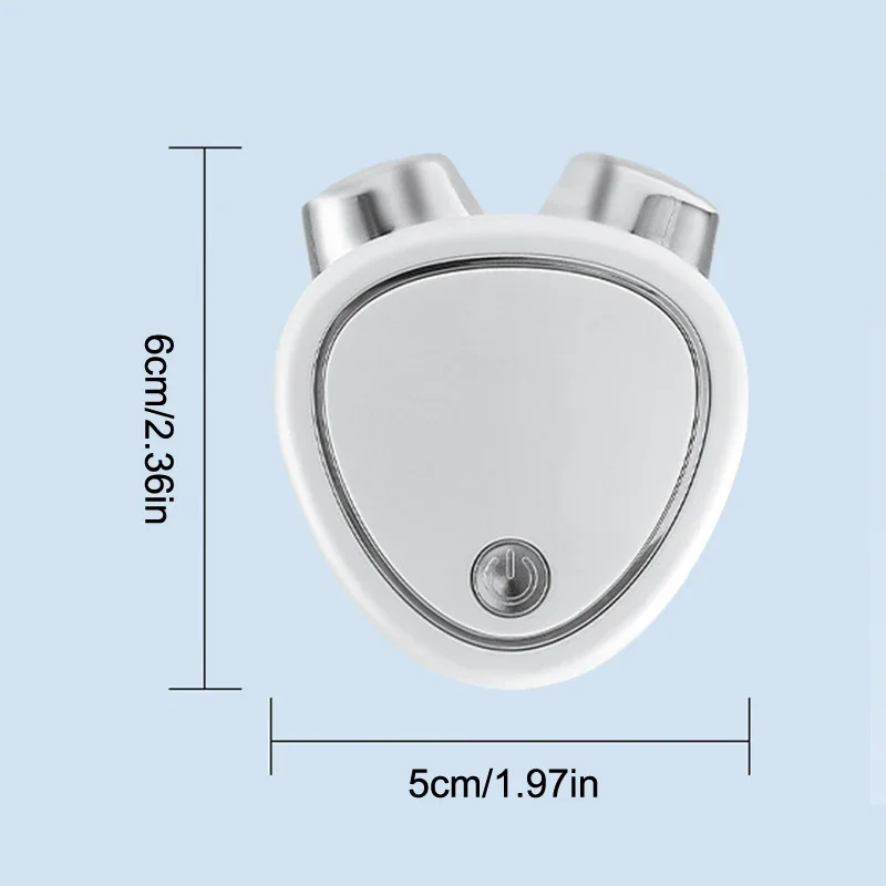 مدلك شد الوجه مكركرنت - جهاز رفع صغير جديد، مدلك كهربائي للوجه مع 3 سرعات تروس