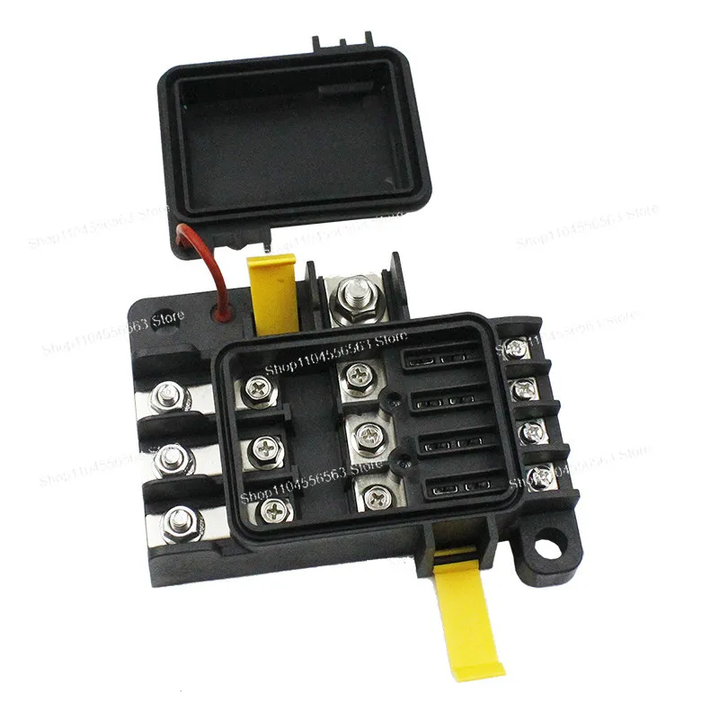 High power 1 in 7 out fuse box RV yacht ship, low voltage circuit modification accessories insert plug check insurance