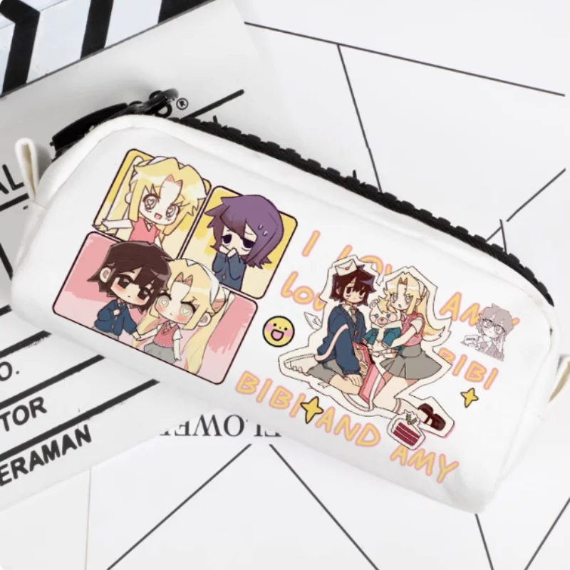 

Anime I Love Amy Diaries Pencil Case Oxford Canvas Storage Bag Pencil Box Pencilcase School Pen Bag 2789