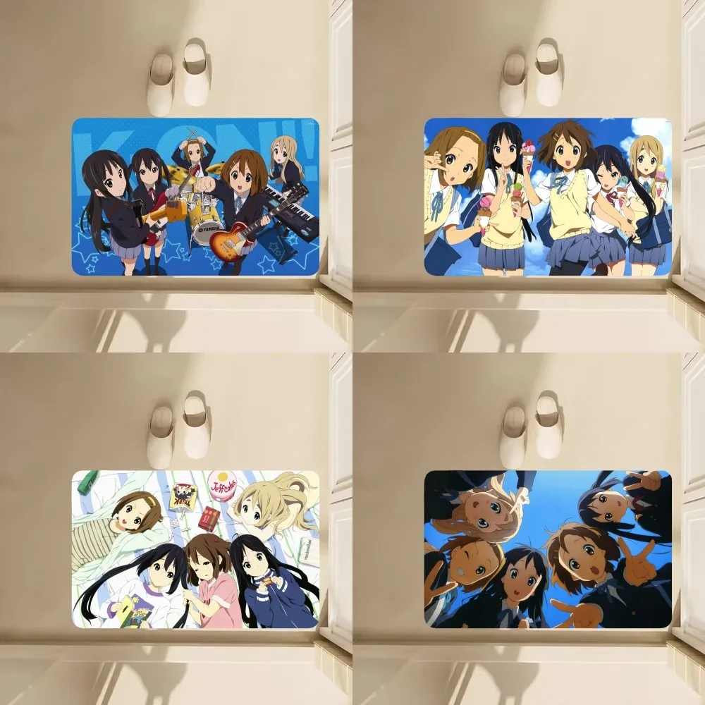 Anime k-on  Floor Mat Anti-Slip Bathroom Kitchen Bedroom Living Room Entrance Rug Home Decor