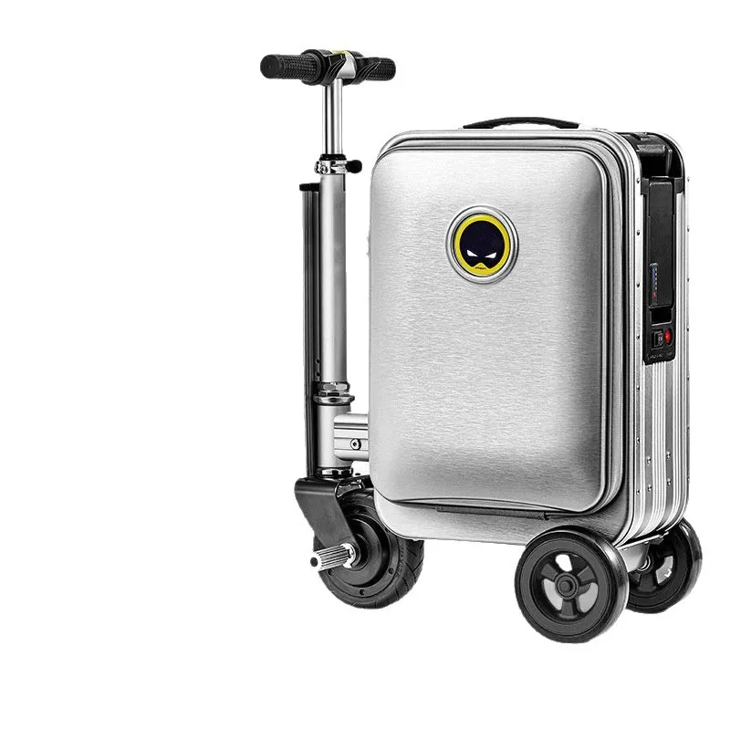 Electric Suitcase Can Be Boarded Smart Cycling Suitcase 20-inch Trolley Case Seat Adults And Childr En's Transportation Artifact