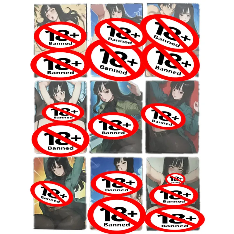

9Pcs/set Sexy Card Anime Dragon Ball Mai ACG 18+ Adult Comics Nude Card Goddess Super Saiyan Game Collectible Card Toy Gift