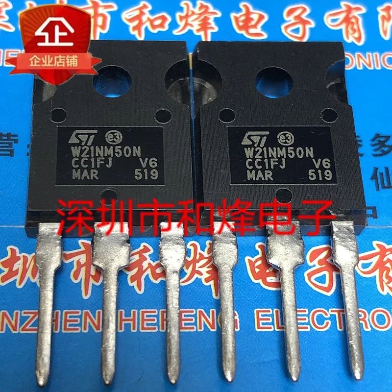 5PCS-10PCS W21NM50N STW21NM50N TO-247 500V 18A NEW AND ORIGINAL ON STOCK