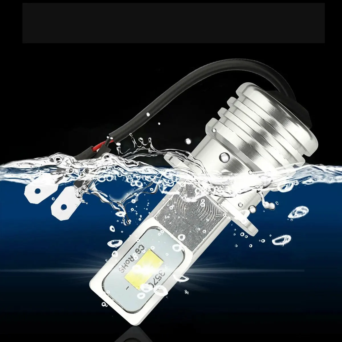 #97A (Black)2X H3 Super Bright LED Fog Light Driving Lamp Bulb Kit 6000K,Automotive Parts & Accessories