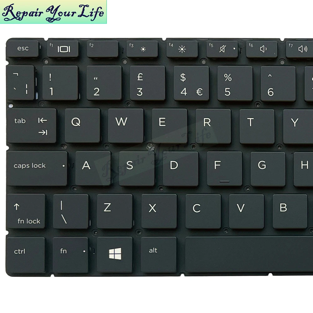 UK GB Spanish Keyboard Backlight For HP EliteBook X360 1040 G4 G5 G6 SP/ES Spain Backlit Keyboards Notebook Teclado L41041-071