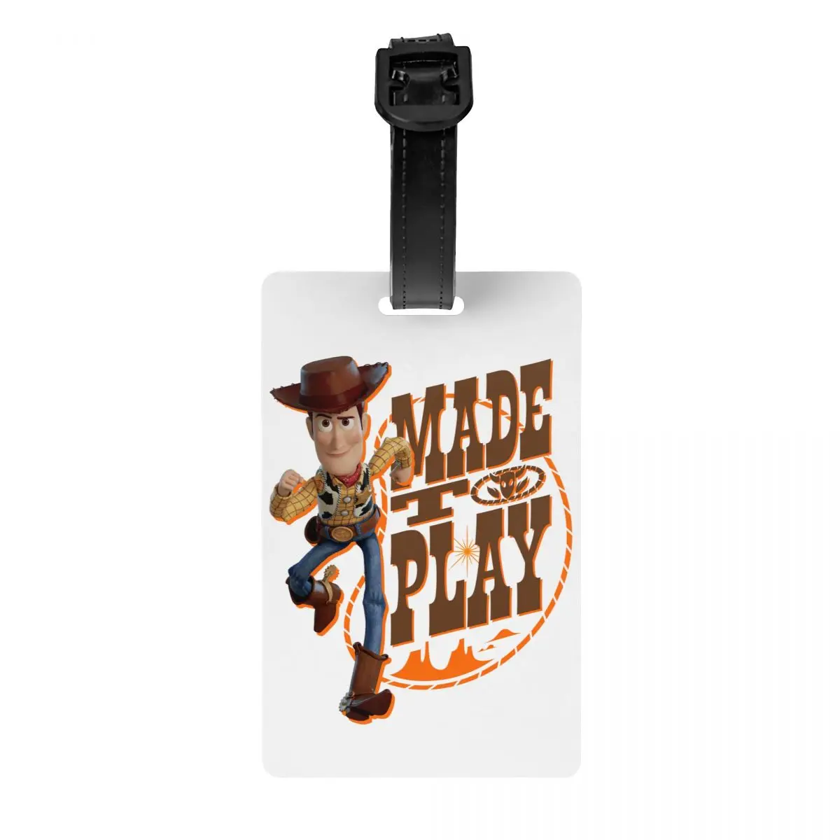 Toy Story Woody Made To Play Luggage Tags Suitcase PVC Travel  Holder Baggage Tag Name ID Address Aircraft Luggage Tag Gifts