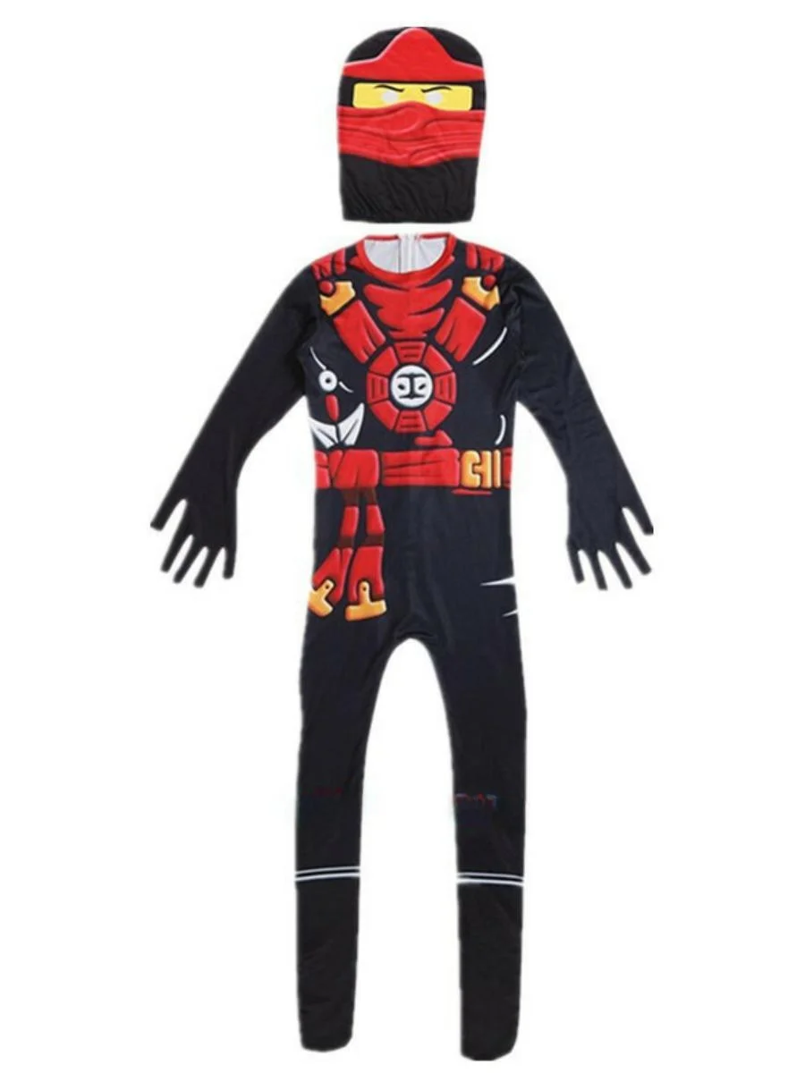 

Костюм ниндзя adow, наряд с мечами, одежда для выступлений на Хэллоуин для мальчиков, хлопковая традиционная китайская одежда в стиле аниме Sle...