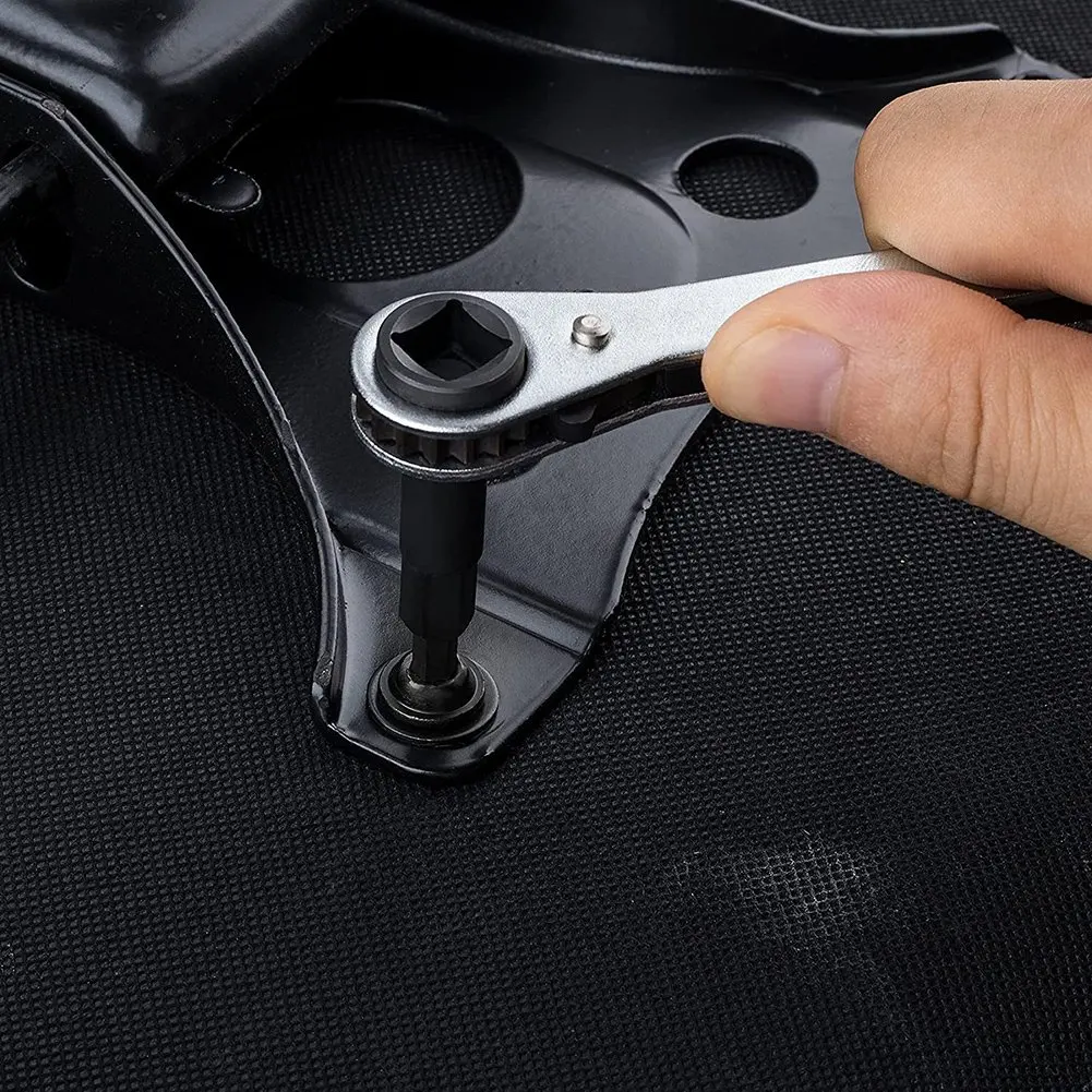 2-pak 3/16 do 5/16 adapter klucza serwisowego z kluczem sześciokątnym, zestaw adapterów do końcówek sześciokątnych z grzechotką, otwieracz zaworu HVAC