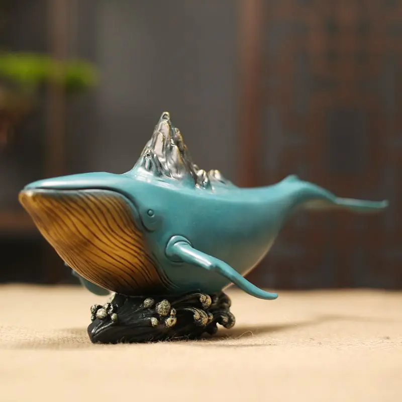 Whale Brass Ornament Creative Crafts Tabletop Ornament Ornament