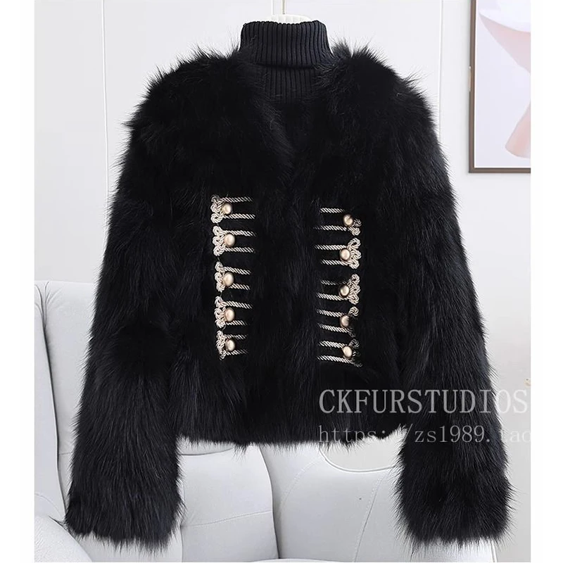 Outono inverno novo casaco de pele de raposa do falso 2025 feminino curto engrossado jovem temperamento celebridade pequenos casacos de pele perfumada