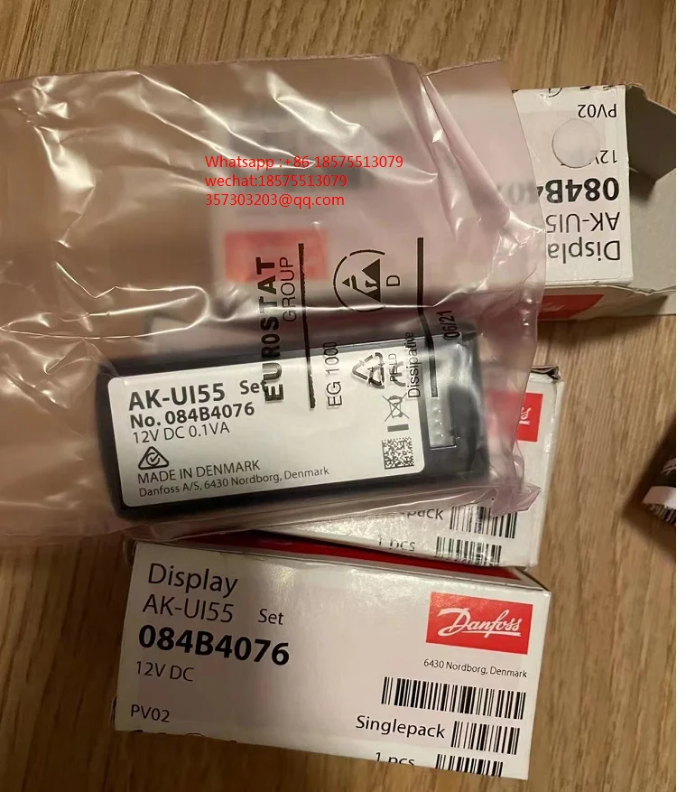 Original Danfoss AK-UI55 084B4076 Temperature Display