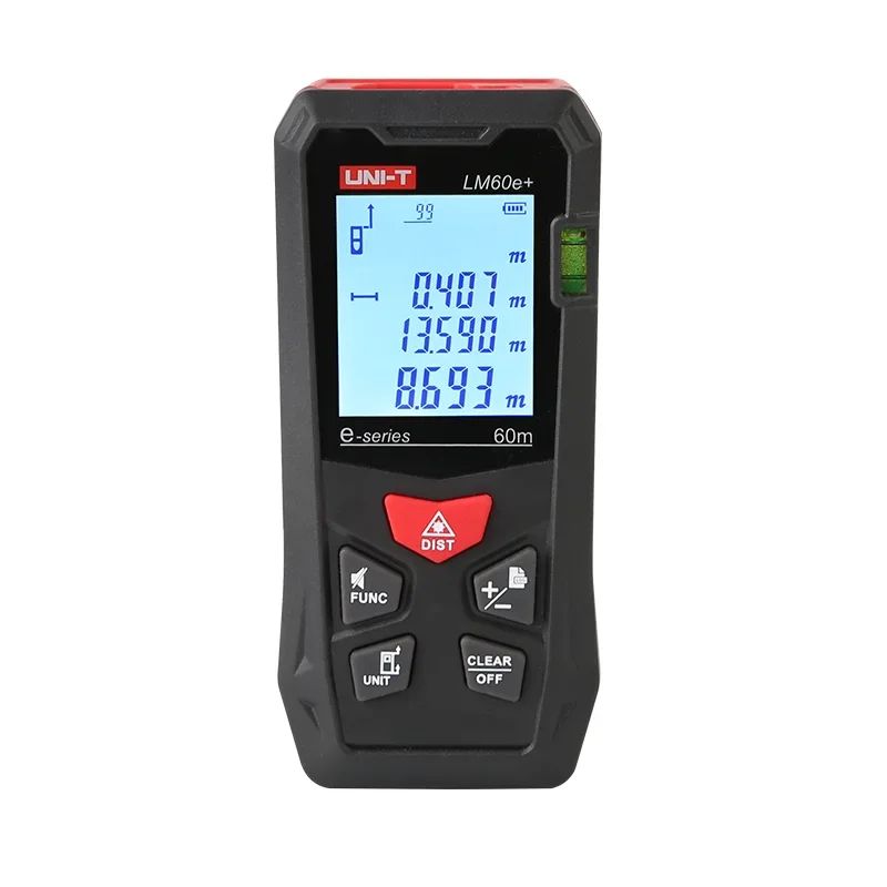 UNI-T LM40e+ LM60e+ Laser Rangefinder Digital Laser Distance Meter Measure Tape laser Electronic Ruler Range Finder Pool Tds Ph