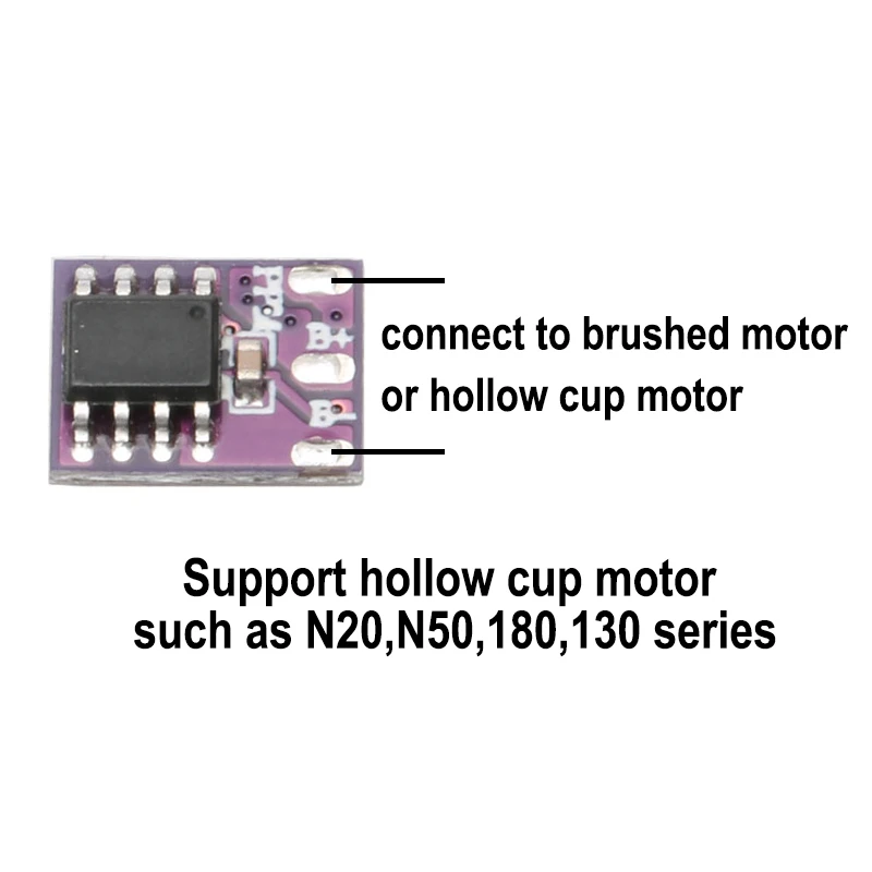 10PCS 3.5-6V 10A 1S Brushed ESC Mini DIY Modify Single Way Electric Speed Control Module for RC Airplane Drone Hollow Cup Motor