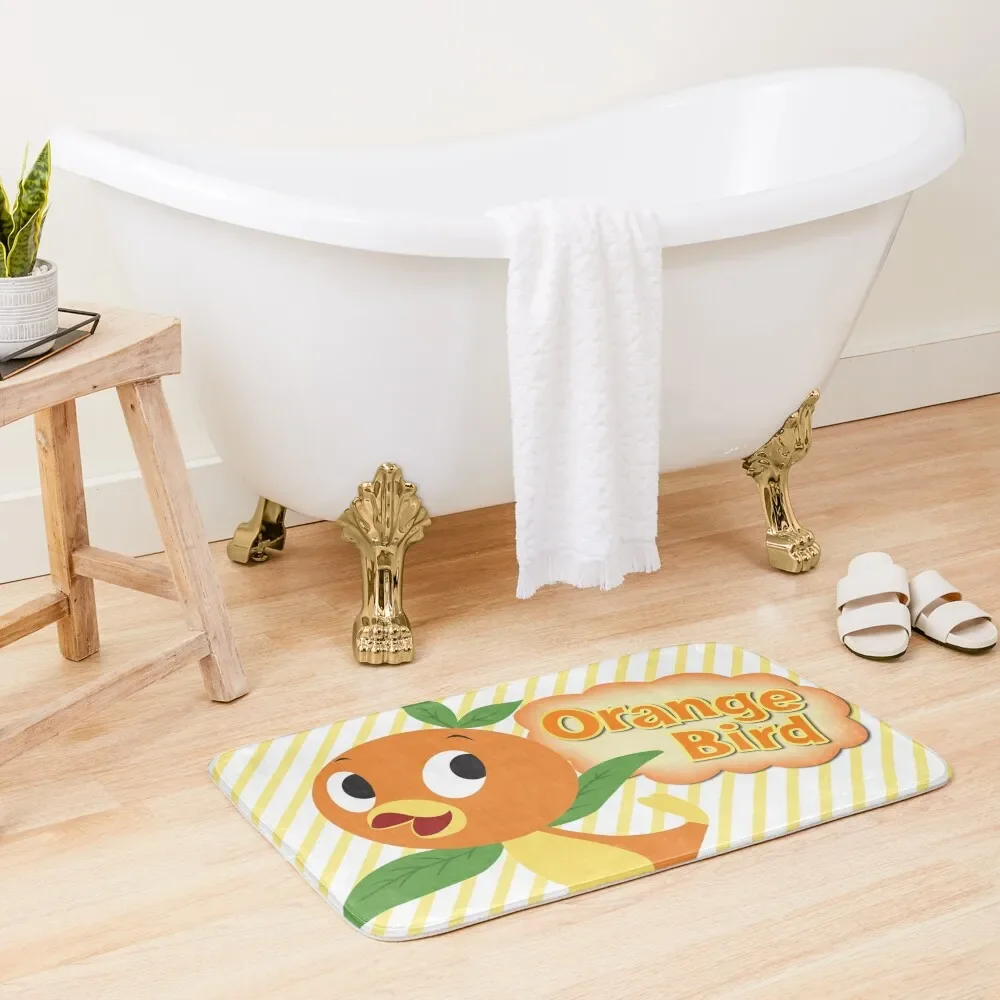 

It's Orange Bird! Bath Mat Bedroom Carpet Water Absorbent Mat