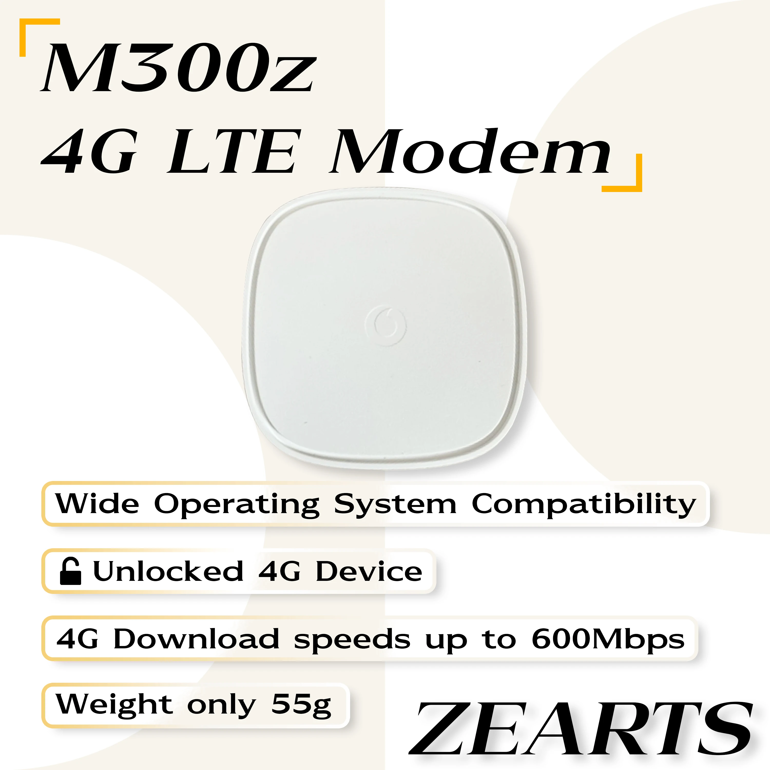 

M300z 4G MODEM 4G LTE Band B1/3/7/8/20/28/38 4G 300Mbps MODEM (99%new)