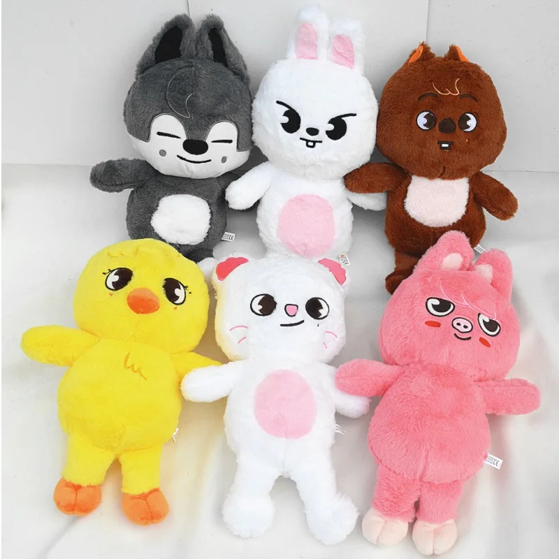 

50 см Stray Kids Hyunjin FM MIRAJINRET BANGCHAN HAN SKZOO плюшевая игрушка чучело животных BBOKARI детский подарок