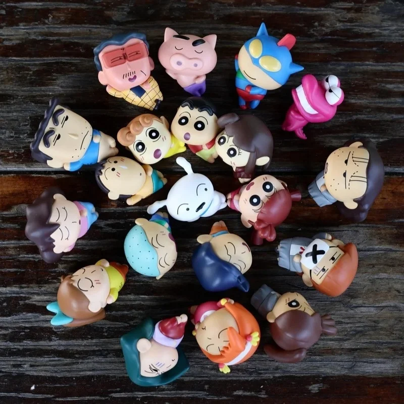 52TOYS Crayon Shin Chan MiniMe Lazy Chill Blind Box Kawaii Desktop