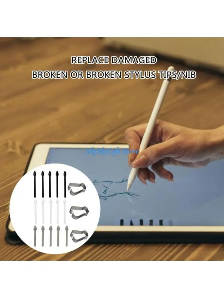 

E65E 25/50Pcs Marker Pen Tip for Tab S7+ S23 NOTE10 20 Nibs Replacement
