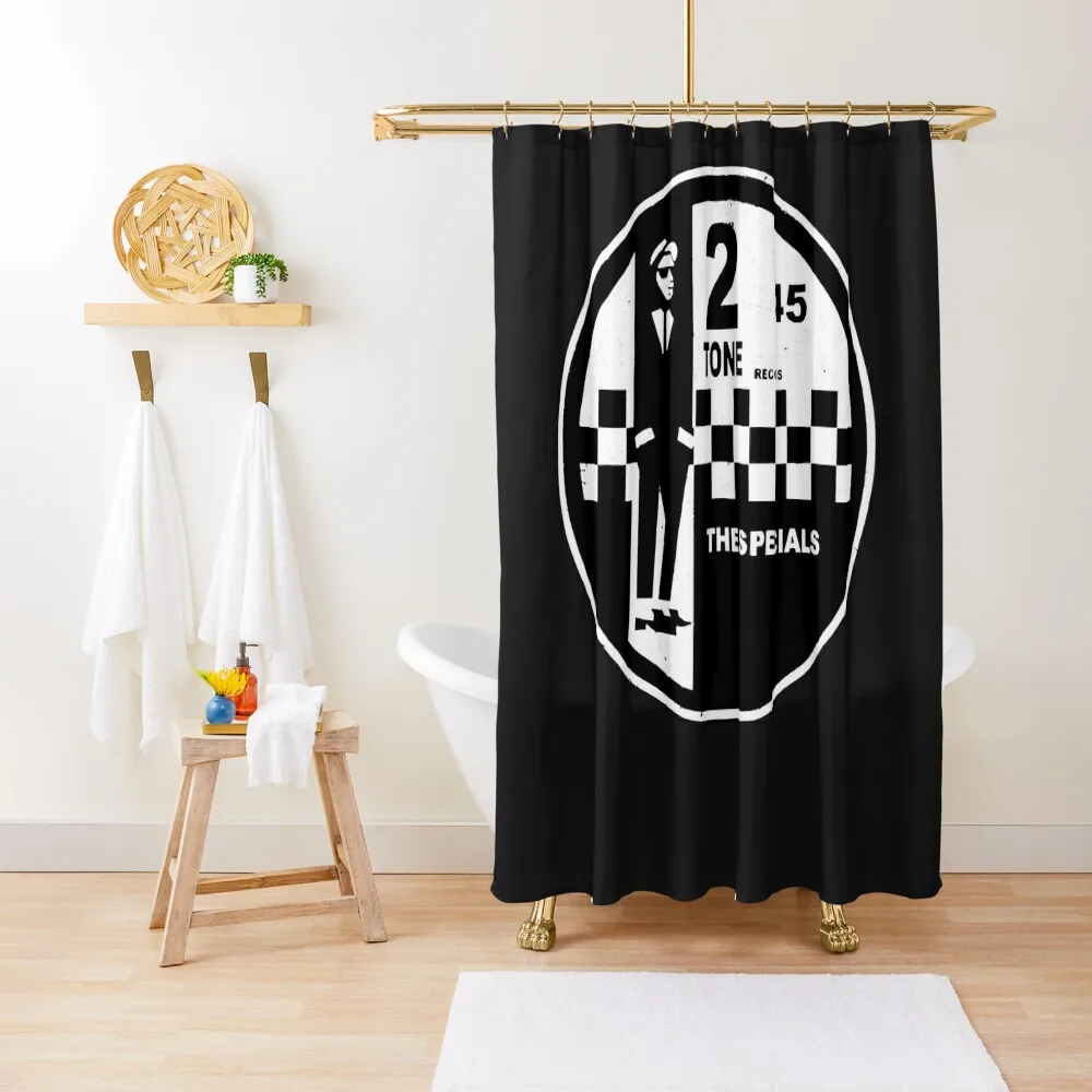 

Tone records the specials Shower Curtain Luxury Bathroom Washable Waterproof Fabric Shower Set For Bathroom Curtain