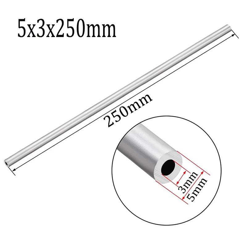 20pcs~1pcs 304 stainless steel round capillary 250mm 500mm long seamless straight tube 4x3mm/6x4mm/8x6mm/10x8mm/10x9mm/12x11mm