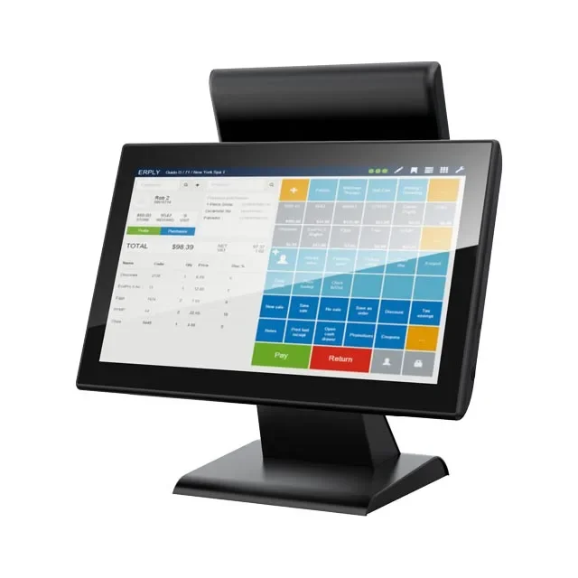 New 15.6 Inch Pos Touch  Screen pos machine  all in one cash register machine for small business enregistreuse