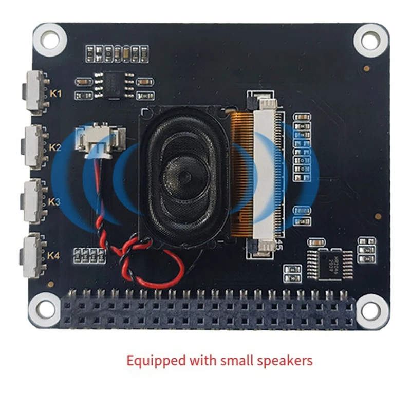 A7THK-For Raspberry Pi 2.4 Inch IPS LCD Display Touch Sreen Onboard Speaker Audio (Audio Not For Pi5 But Work With Zero/3B/4B)