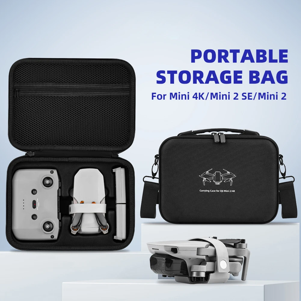 Protective Travel Bag Splash-proof Outdoor Carry Box Case Drop-resistant Shockproof for DJI Mini 4K/Mini 2 SE/Mini 2 Accessories