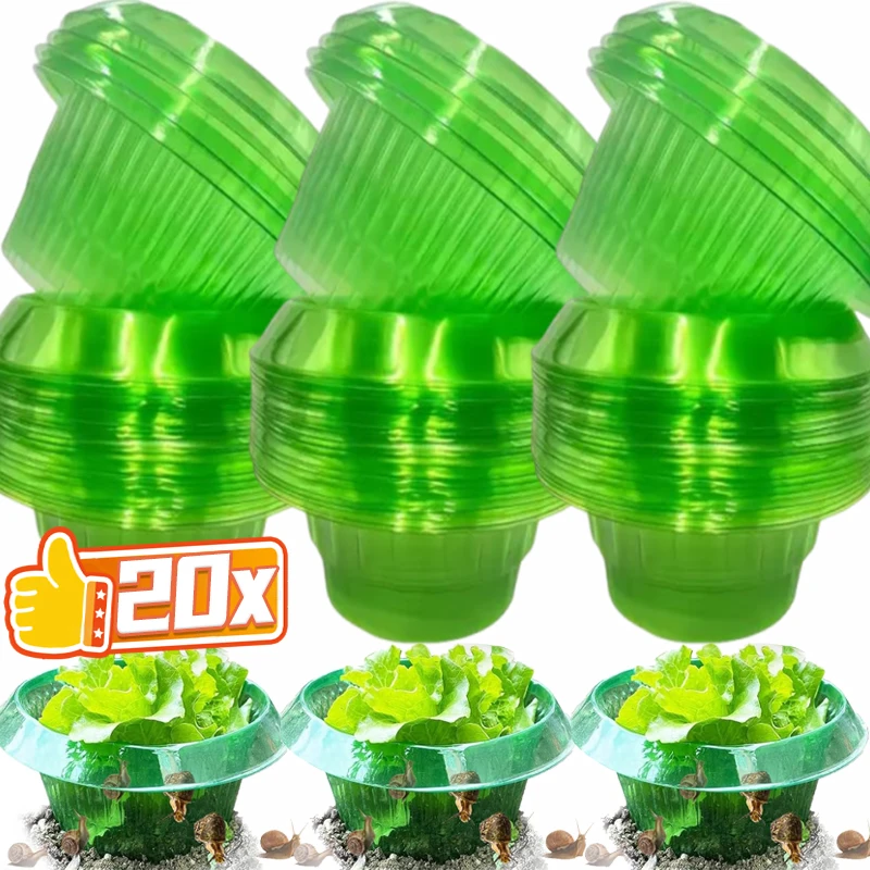 

Plants Slug Protection Rings Vegetables Protective Cover Snail Collar Slug Garden Guard Protector Reusable Pest Control Trapper
