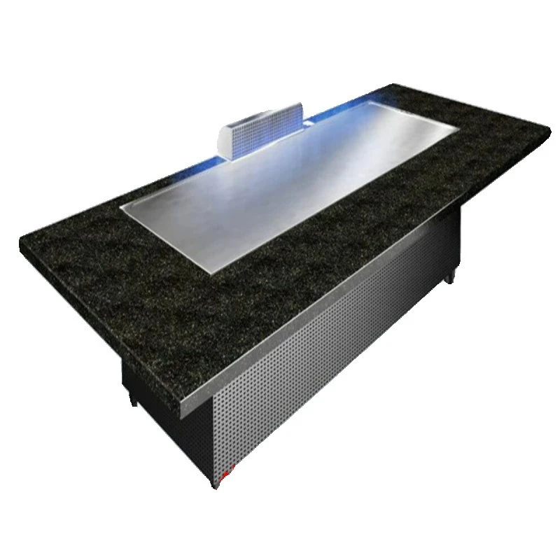 

Teppanyaki Equipment Grilling Furnace Electric Heating Gas Commercial French Large Household Smokeless Self-Purification Steak