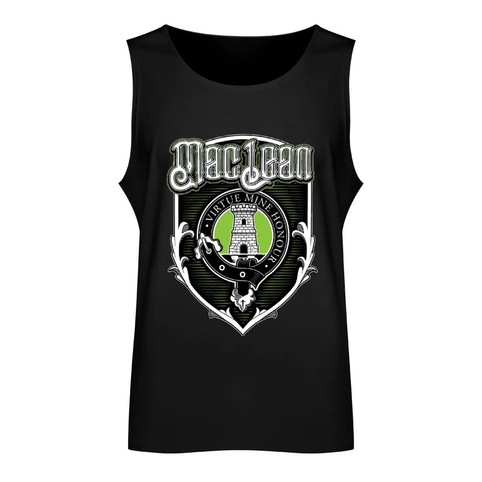 Clan Maclean Tank Top summer clothes for men Men's gym clothing sleeveless tshirts for men