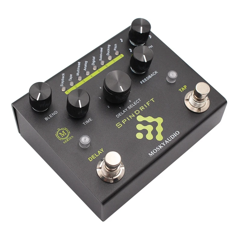 Mosky SPINDRIFT electronic guitar effect pedal digital 8 mode delay guitar and bass accessories