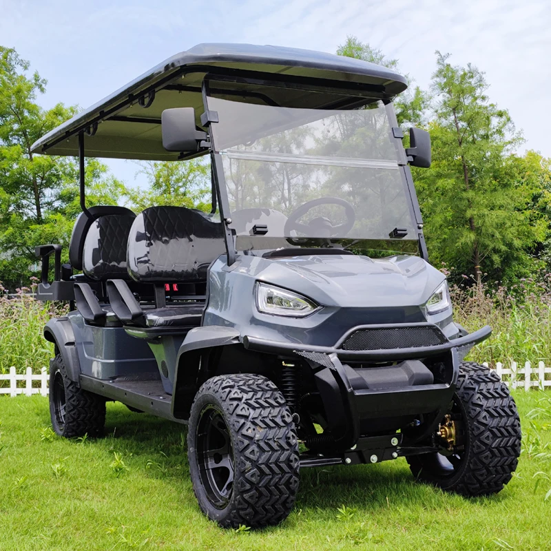Newly designed electric golf carts, hunting all terrain vehicles, and solar powered electric handcarts suitable for golf courses