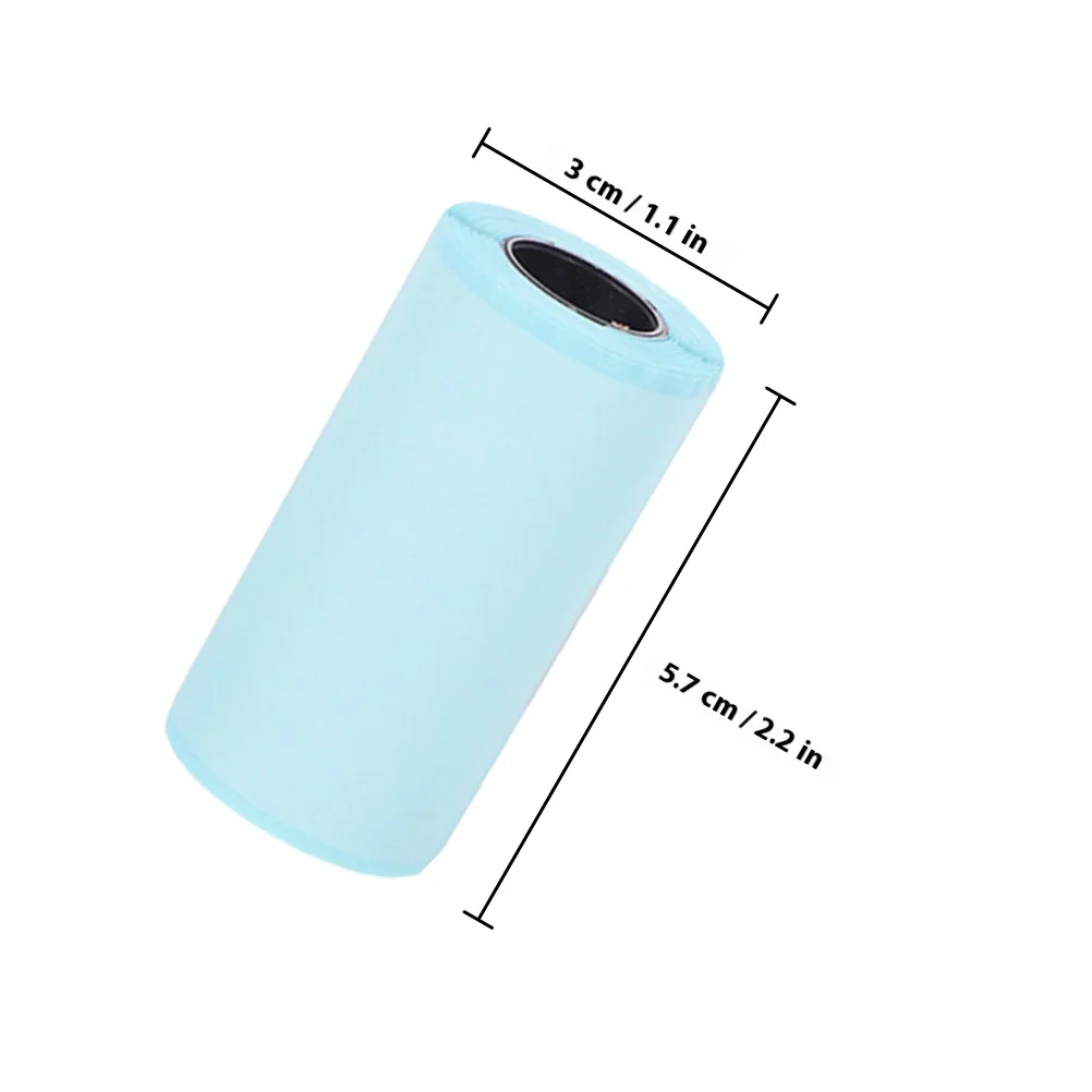 4 Rolls Thermal Labels Self Adhesive Mini Thermal Printer Sticker Paper Waterproof Oil Proof Name Tags Labels for Organizing