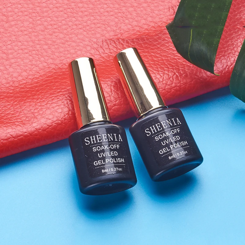 Esmalte de uñas en gel, esmalte de gel de Color, esmalte de uñas UV, imprimación de manicura, capa superior, barniz de gel para decoración de uñas con purpurina híbrida semipermanente