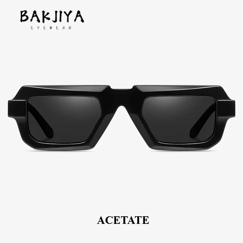 

Vintage Stereo Square Small Frame Acetate Handmade Sunglasses Personality UV400 Men Women Outdoor Fishing Polarized Sun Glasses