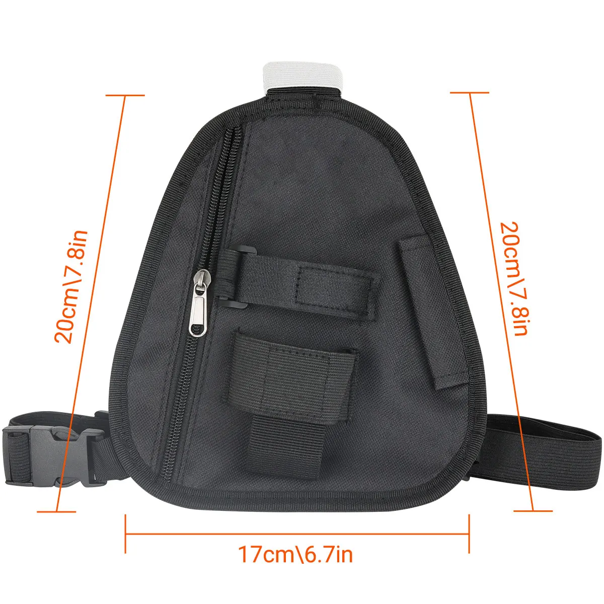 สายรัดหน้าอกสำหรับวิทยุสื่อสารแบบพกพา  กระเป๋าใส่เครื่องรับส่งวิทยุแบบปรับได้ สำหรับ Baofeng UV-5R UV-21 PRO Quansheng UV-K5 K6