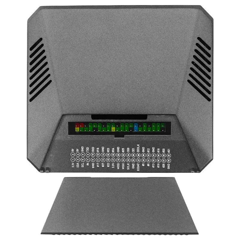 Argon ONE V2 Metal Aluminum Case Removable GPIO Cover Passive Cooling Shell For Raspberry Pi 4B