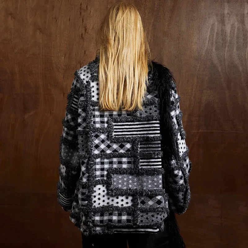 جواكت شتوية للرجال معاطف باركاس دافئة سميكة من القطيفة مكونة من قطعتين سترات مبطنة كبيرة الحجم ملابس خروج هاراجوكو ملابس خارجية #6