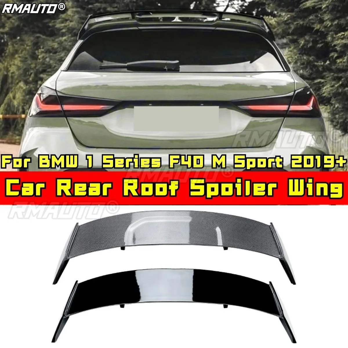 

For BMW 1 Series F40 M Sport 2019+ Exterior Part Rear Roof Spoiler for BMW 1 Series F40 M Sport 2019+ Modification Part