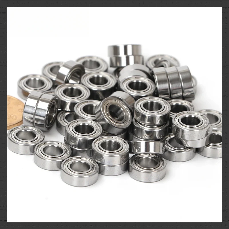 10Pcs Miniature Deep Groove Ball Bearings 681X 682 682X 683-689 692-699 ZZ Double Metal Shield Chrome Steel Tiny Bearings